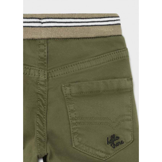 Pantaloni lungi Jogger pentru băieței, verde Mayoral 287684 3