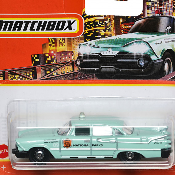 Mașină metalică Matchbox, mașină de poliție Dodge Coronet Matchbox 288076 2