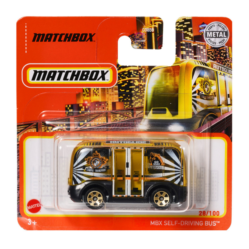 Mașină metalică Matchbox, autobuz Mbx  288268