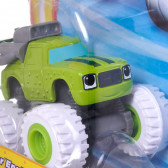 Camion metalic Blaze, verde cu anvelope albe Hot Wheels 289046 3