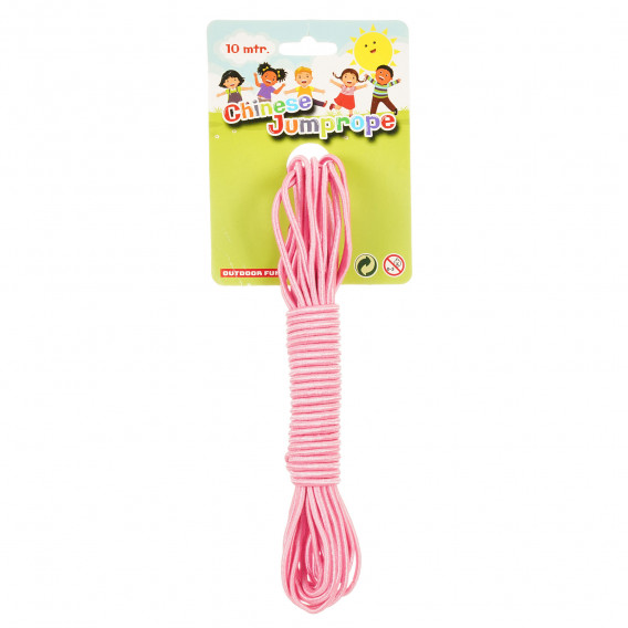 Bandă elastică pentru sărituri de 10m, roz Dino Toys 289072 