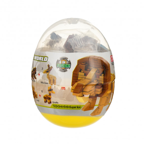 Constructor 6 în 1, animale într-un ou GT 289388 4