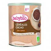 Terci organic pentru bebeluși cu quinoa și cacao, cutie 220 g. Babybio 289458 