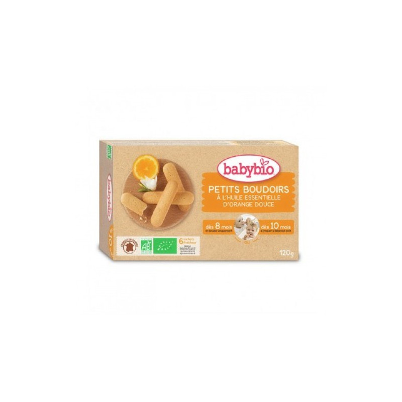 Biscuiți organici cu portocală, pentru bebeluși, cutie 120 g  289467