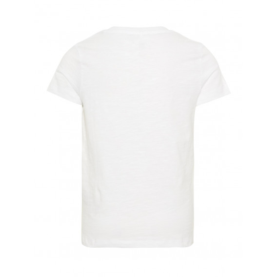 Bluză din bumbac cu mânecă scurtă cu imprimeu de vișine pentru fete Name it 28951 2