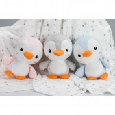 Set pătură 80 x 110 cm și jucărie de pluș Pinguin 25 cm, albastru Inter Baby 289615 6