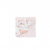 Pătură bebeluș PARACAIDISTA, 80 x 110 cm, roz Inter Baby 289706 5