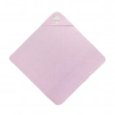 Prosop de baie pentru bebeluși SWING și lampă Steluță, 100 x 100 cm, roz Inter Baby 289780 3