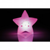 Prosop de baie pentru bebeluși SWING și lampă Steluță, 100 x 100 cm, roz Inter Baby 289782 5