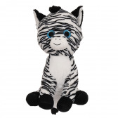Animal de pluș zebră cu ochi de sticlă, 40 cm.  Tea toys 289982 