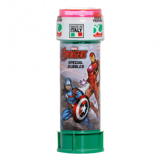 Jucărie cu bule de săpun cu personajele Captain America și Iron Man Dino Toys 290351 