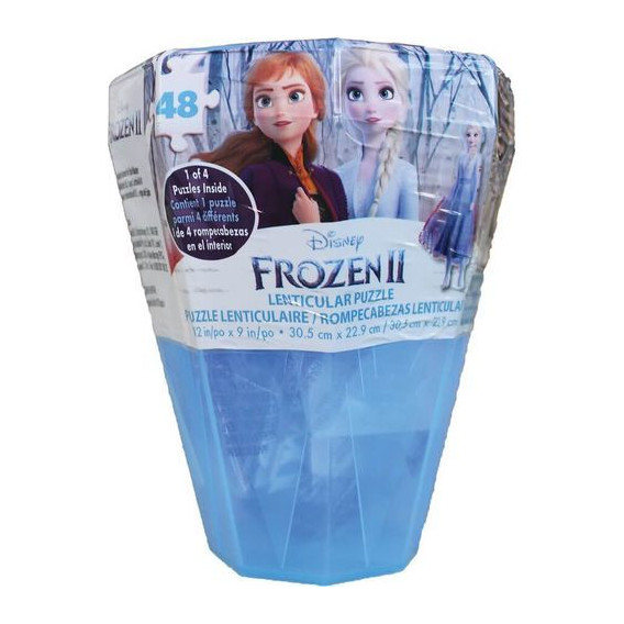 Puzzle surpriză în relief - Frozen Kingdom, 48 de piese Frozen 290421 