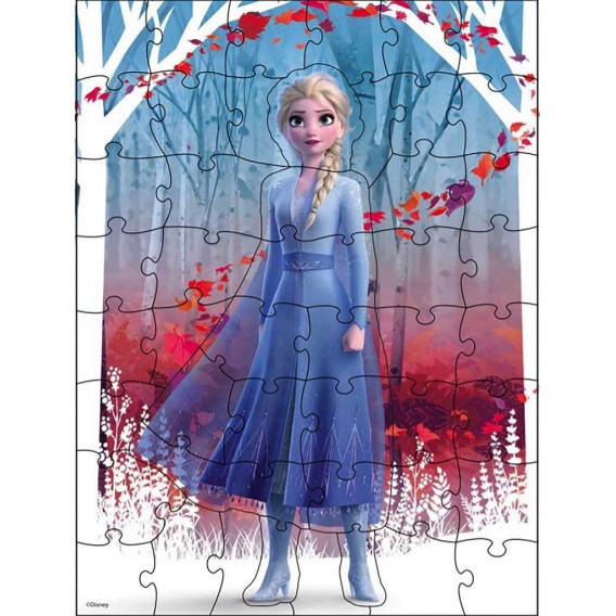 Puzzle surpriză în relief - Frozen Kingdom, 48 de piese Frozen 290424 4