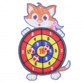 Darts pentru copii cu velcro cu 3 bile incluse, Pisoi Dino Toys 290613 