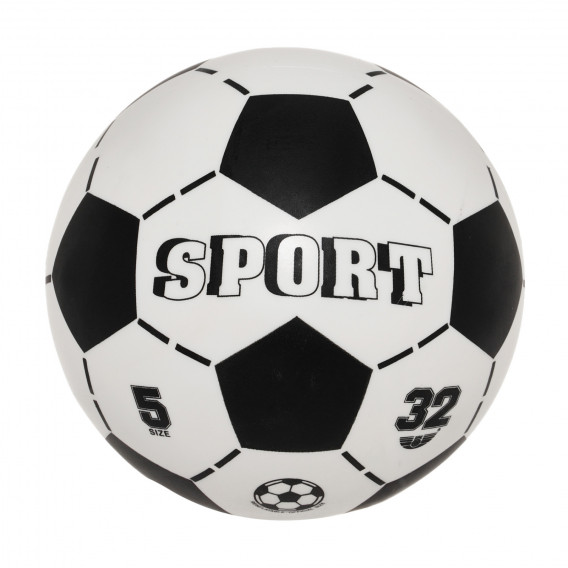 23 cm. minge albă de fotbal din colecția sport- numai dezumflată. Unice 290647 