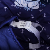 Scaun mecanic pentru copii ALEX cu design Hippo, culoare albastru Lorelli 290710 4