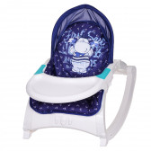 Scaun mecanic pentru copii ALEX cu design Hippo, culoare albastru Lorelli 290713 7
