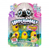 Colecție S2 4 + 1 figurine în ou, balaur verde Hatchimals 290905 