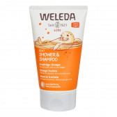 Gel de duș și șampon cu portocale pentru copii, 150 ml WELEDA 290997 