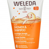 Gel de duș și șampon cu portocale pentru copii, 150 ml WELEDA 290999 3