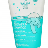 Gel de duș și șampon cu mentă pentru copii, 150 ml WELEDA 291002 3