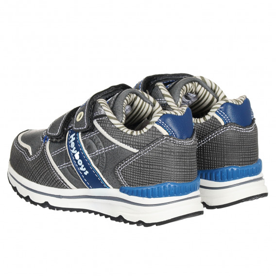 Pantofi sport Star și accente albastre, gri inchis Star 291217 2