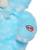 Ursuleț albastru cu lumini LED, 25 cm.  Tea toys 291348 3