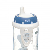 Sticlă din polipropilenă Kiddy Cup Olaf cu suzeta 12+ luni, 300 ml NUK 291420 4
