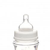 Sticlă din polipropilenă cu imprimeu de jucării cu mamelon din silicon cu flux mediu 3+ luni pentru fetiță, 240 ml Canpol 291514 3