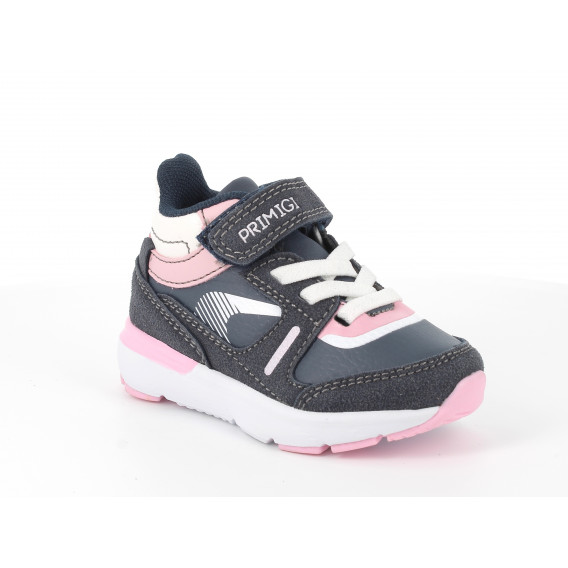 Pantofi sport Primigi cu accente, în roz și gri PRIMIGI 292174 
