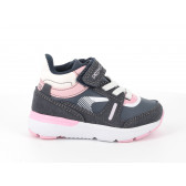 Pantofi sport Primigi cu accente, în roz și gri PRIMIGI 292175 2