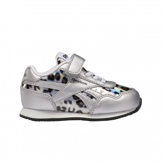 Sneakers Royal Classic Jogger cu model tigru, argintiu Reebok 292204 