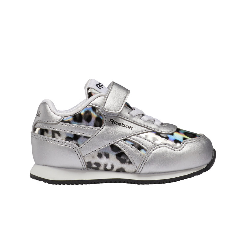 Sneakers Royal Classic Jogger cu model tigru, argintiu  292204