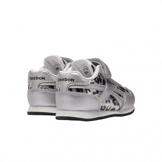 Sneakers Royal Classic Jogger cu model tigru, argintiu Reebok 292206 3
