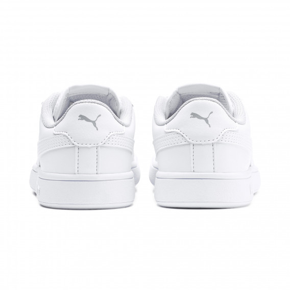Pantofi sport Puma Smash V2 din piele cu sigla brandului, albi Puma 292244 3