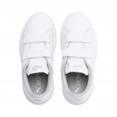 Pantofi sport Puma Smash V2 din piele cu sigla brandului, albi Puma 292246 4