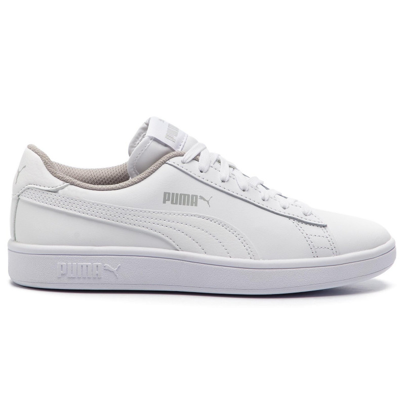 Pantofi sport Puma Smash V2 cu sigla brandului, albi  292261