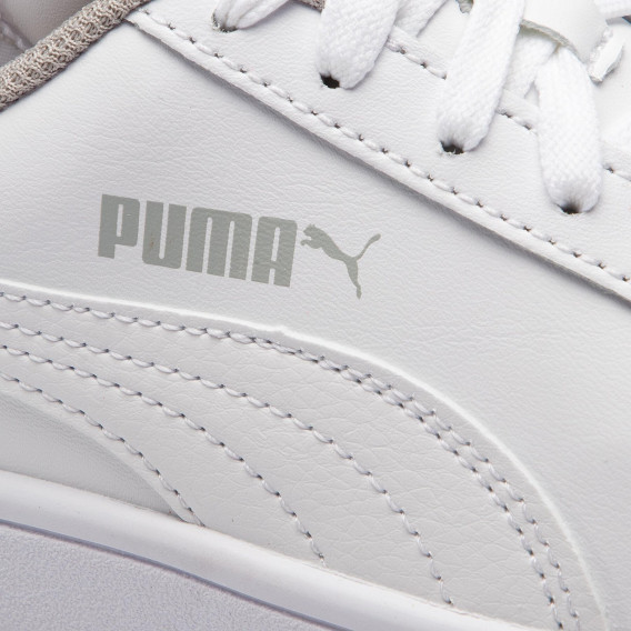 Pantofi sport Puma Smash V2 cu sigla brandului, albi Puma 292264 6