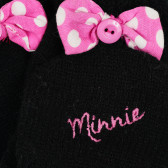 Mănuși tricotate Minnie Mouse, negre Cool club 292350 2