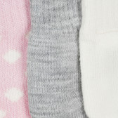 Set de trei perechi de mănuși pentru bebeluși, multicolore. Cool club 292472 3