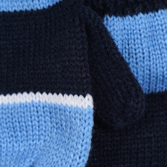 Mănuși tricotate cu un singur deget, albastre Cool club 292577 2
