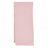 Fular tricotat din bumbac pentru fată, roz deschis Cool club 292787 2