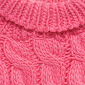 Fular-guler din tricot decorativ, roz Cool club 293616 2
