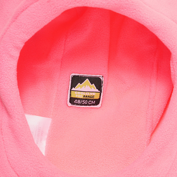 Căciulă - cagulă din fleece, pentru bebeluș, roz Cool club 293628 2
