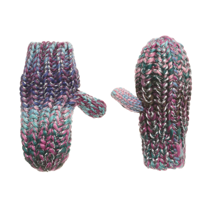 Mănuși tricotate cu un singur deget, multicolore  293669