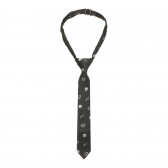 Cravată cu imprimeu figural, neagră Cool club 293795 