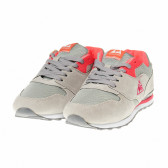 Pantofi de alergare în Bej și Coral pentru fete Le coq sportif 29441 