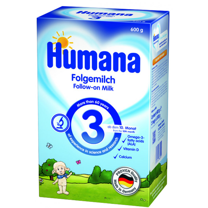 Lapte praf Humana 3 de la 10 luni  2947