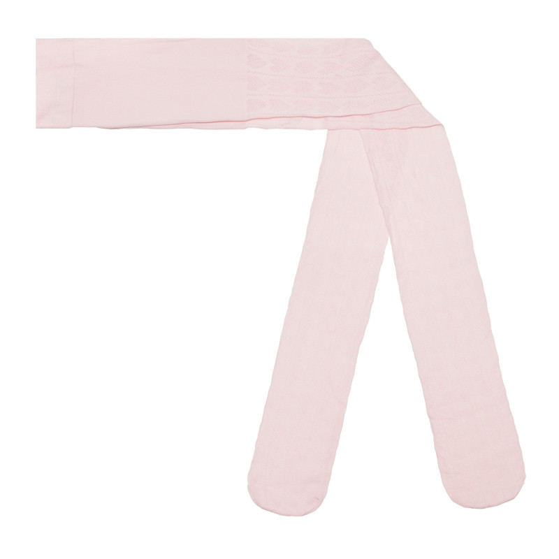 Ciorapi subțiri cu imprimeu figural, roz  295059