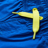Pantaloni scurți din bumbac de culoare albastru cu imprimeu pentru băieți Name it 29507 3